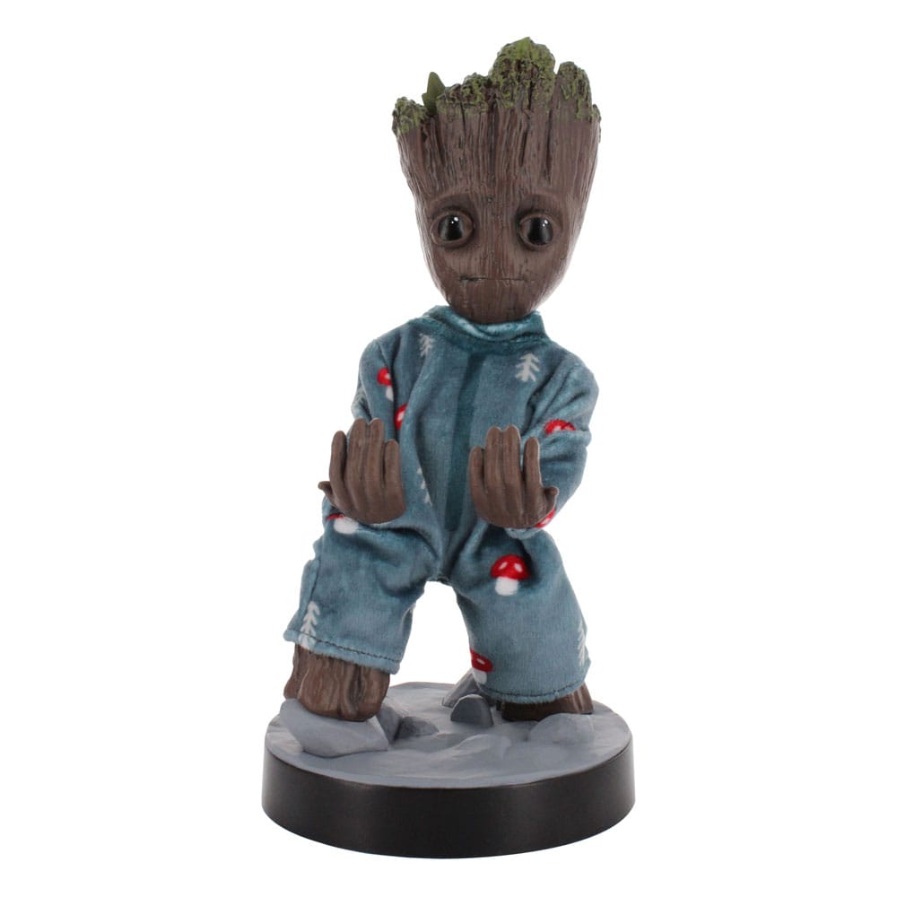 Marvel Cable Guys Charging Stand Guardians of the Galaxy Pyjama Baby Groot 20 cm - MangaShop.ro