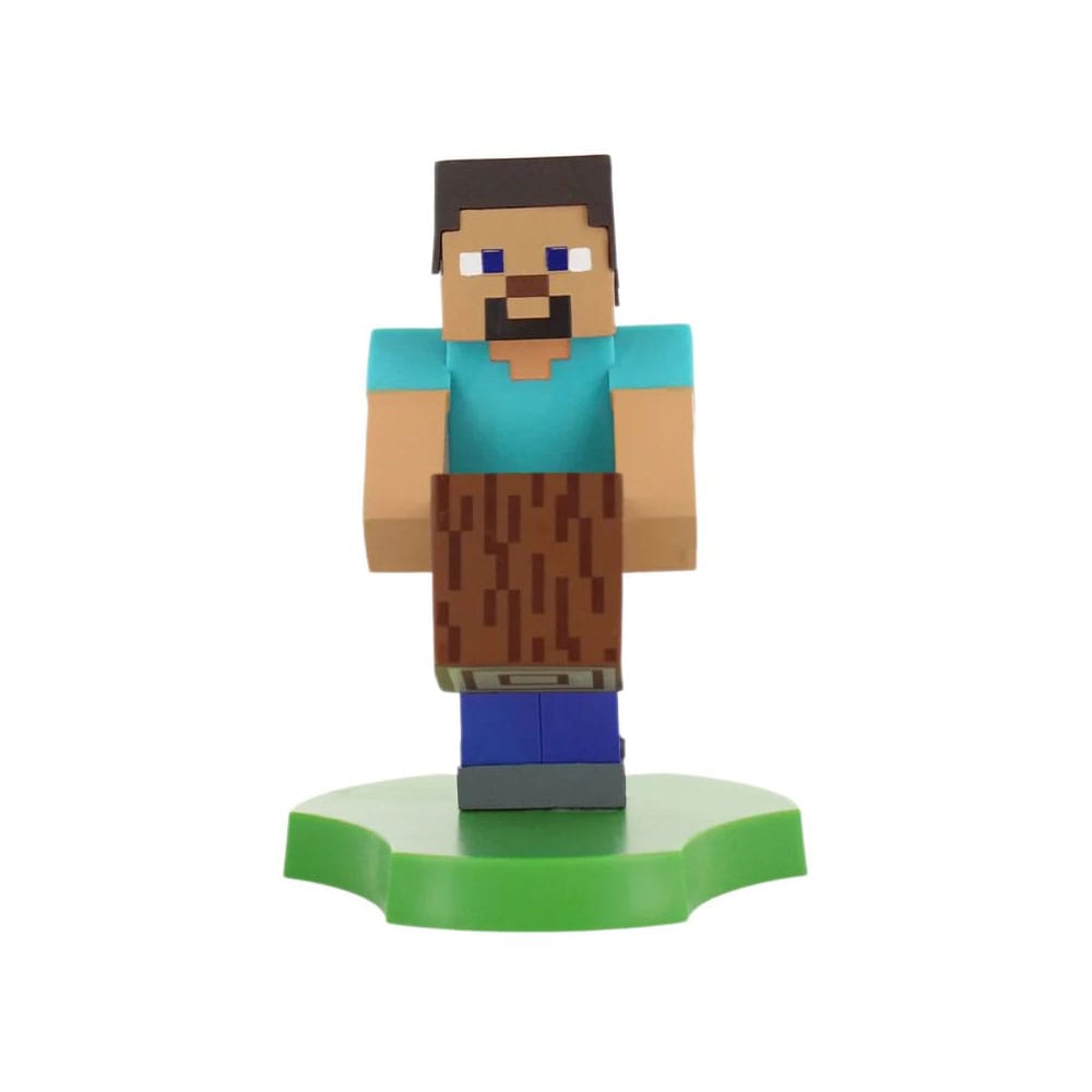 Minecraft Steve Guys Holdems Cable Guys Mini Device Holder and Phone Stand 11cm - MangaShop.ro