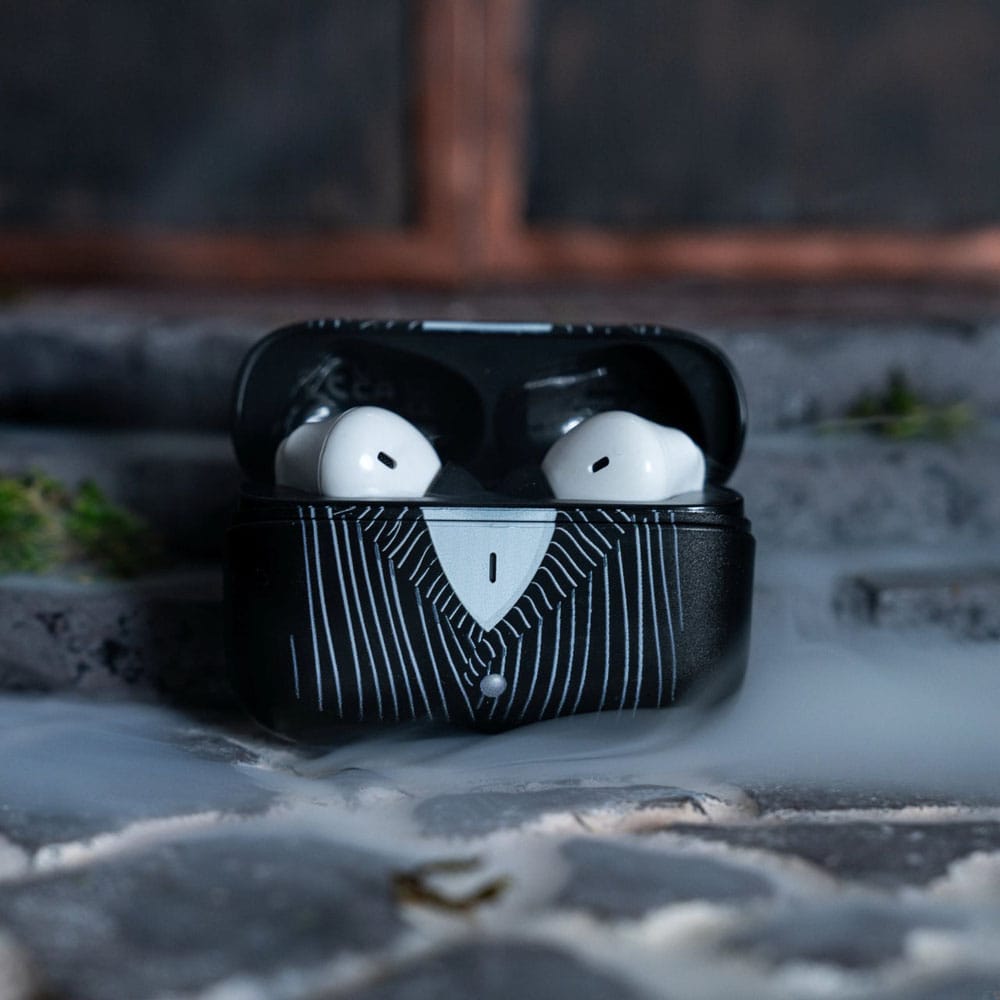 Nightmare before Christmas Holdems Mini Holder & Wireless Headphones Jack with TWS Buds 10 cm - MangaShop.ro
