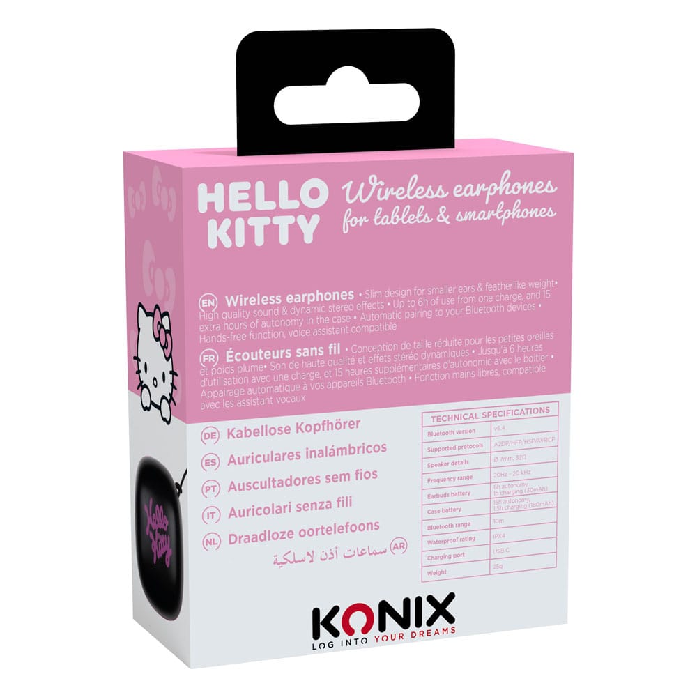 Sanrio Holdems Wireless Headphones Hello Kitty - MangaShop.ro