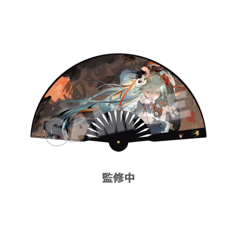 Character Vocal Series 01: Hatsune Miku Folding Fan Hatsune Miku Shimian Maifu Ver. - MangaShop.ro