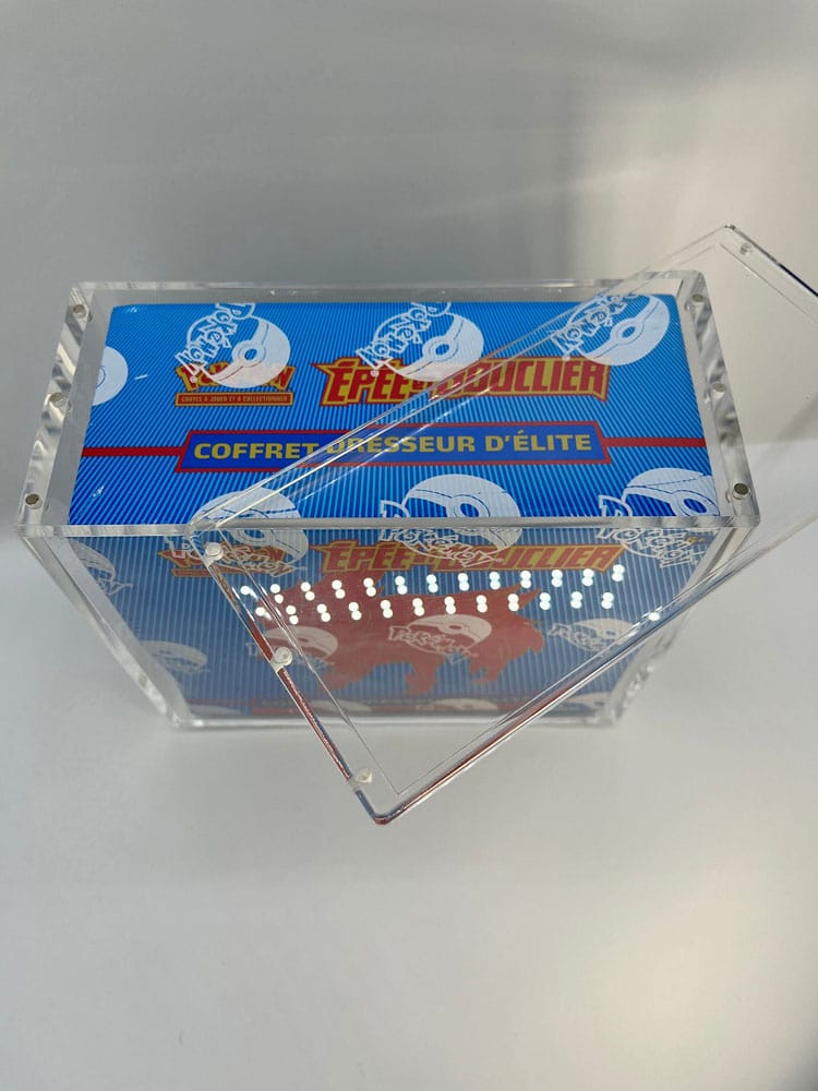 Evoretro Acrylic Display Case for Booster Boxes / Elite Trainer Boxes Ver. 1 Magnetic - MangaShop.ro