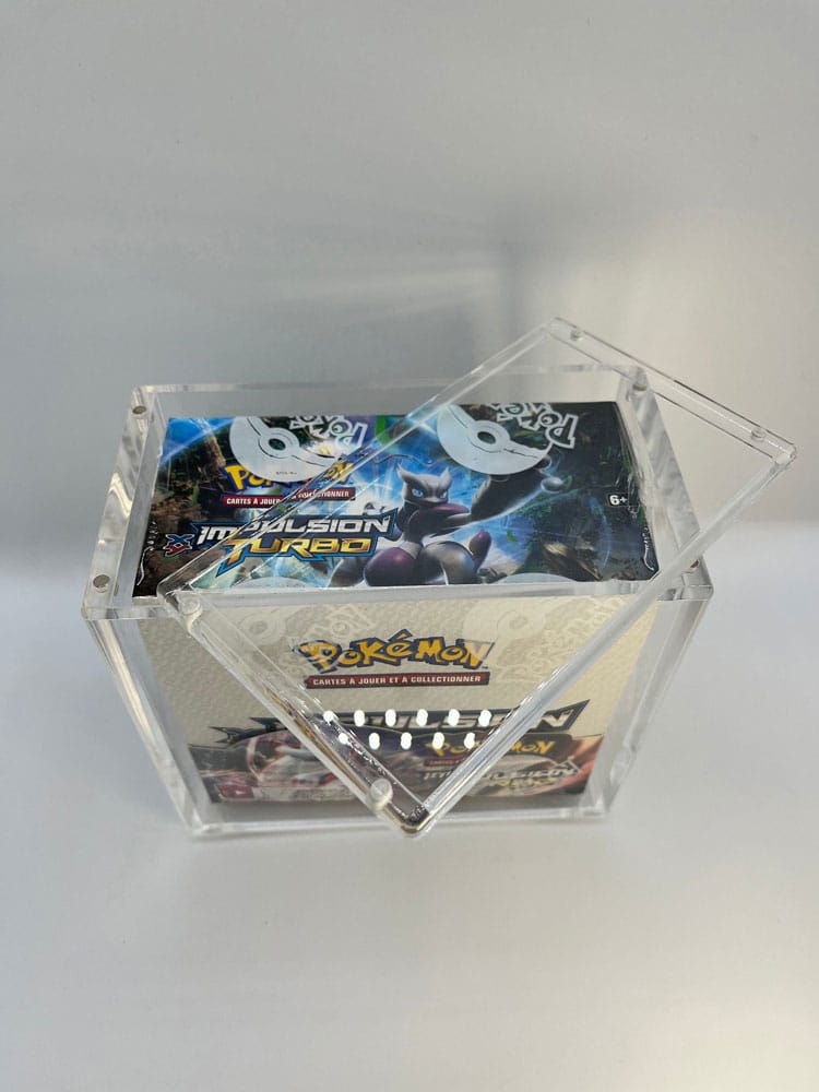 Evoretro Acrylic Display Case for Booster Boxes / Elite Trainer Boxes Ver. 2 Magnetic - MangaShop.ro