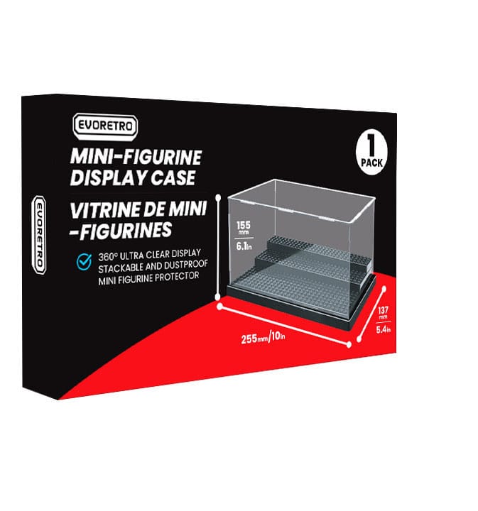Evoretro Acrylic Display Case for mini figures Small - MangaShop.ro
