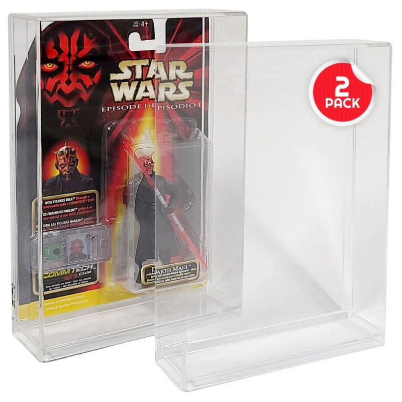 Evoretro Acrylic Display Cases 2-Pack for Action Figures - MangaShop.ro
