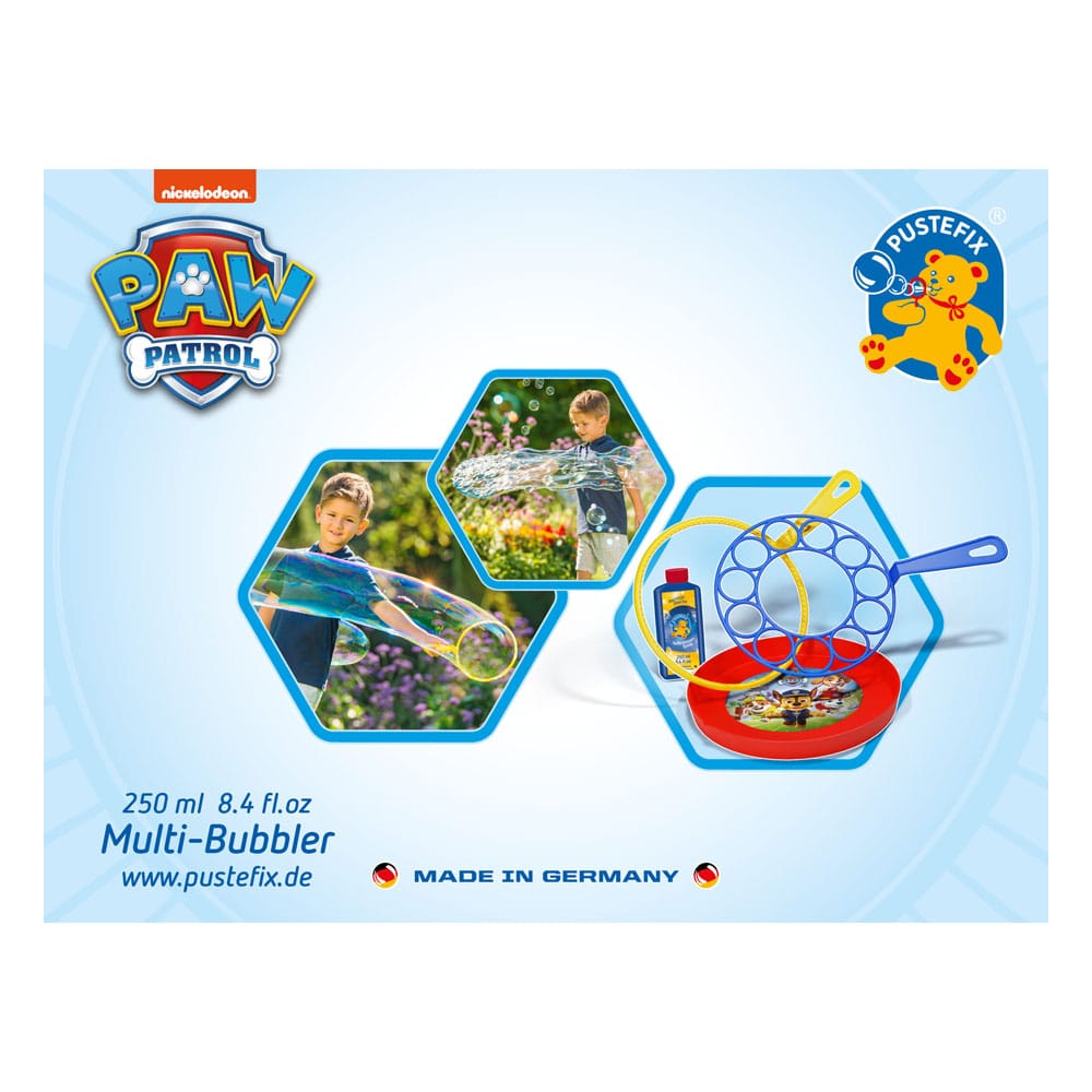 Paw Patrol Pustefix Soap Bubble Bottle Multi-Bubbler Assortment (5) - MangaShop.ro