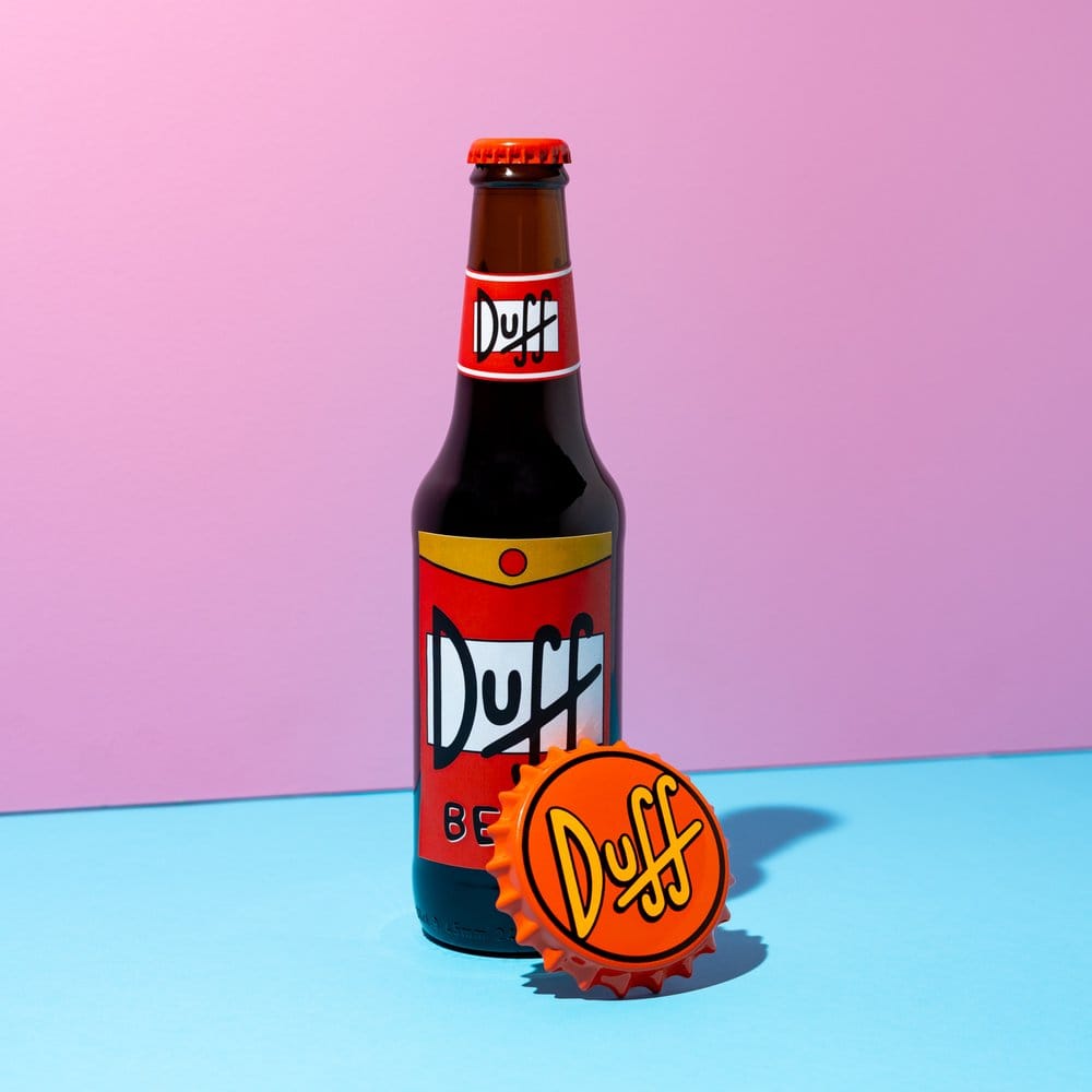 The Simpsons Magnet with Bottle Opener Duff Beer 7 cm - MangaShop.ro