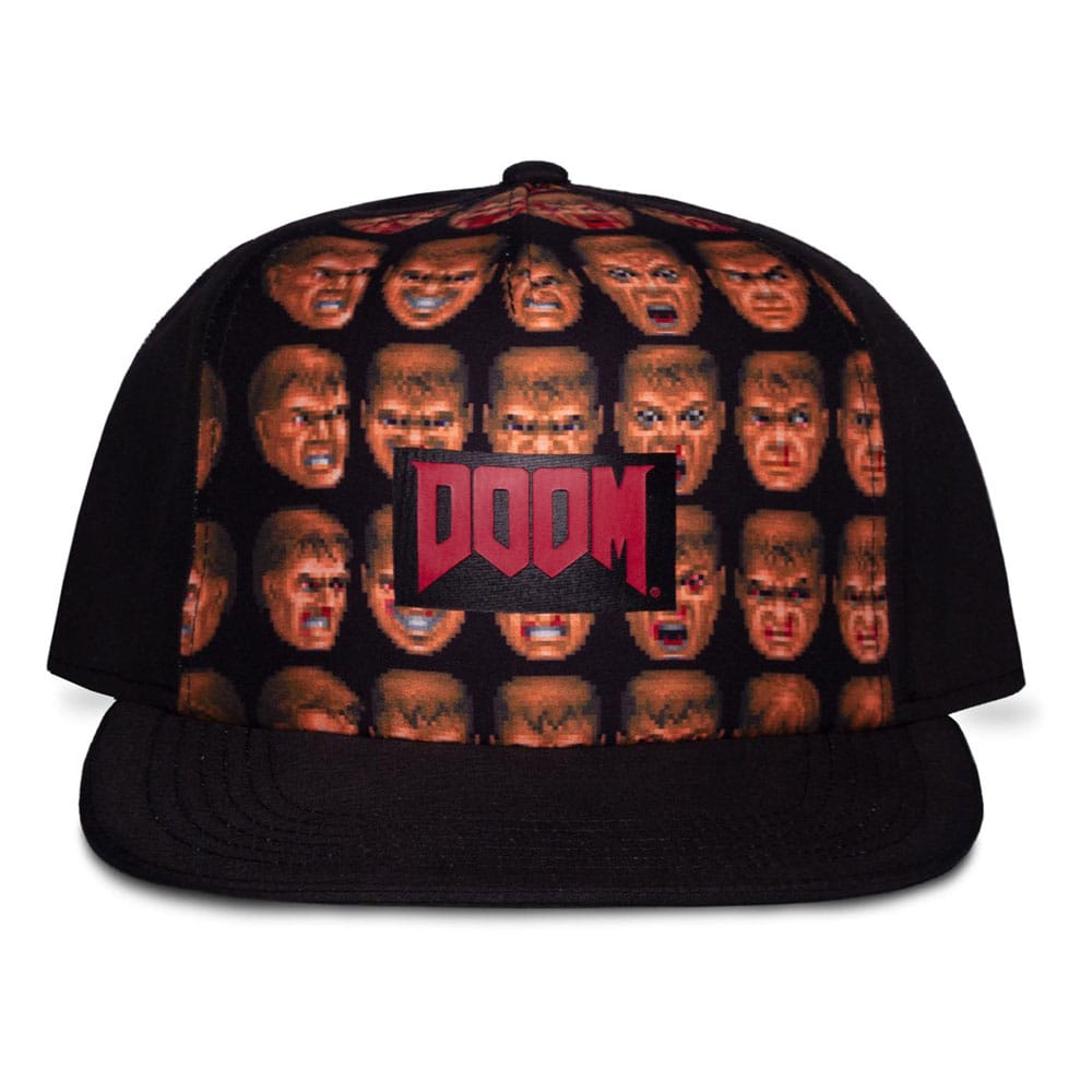 Doom Snapback Doom Faces Background - MangaShop.ro
