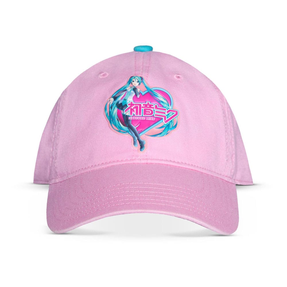 Hatsune Miku Curved Bill Cap Pink - MangaShop.ro