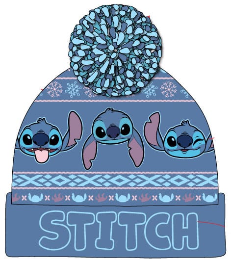 Lilo & Stitch Pom-Pom Beanie Dark Blue - MangaShop.ro