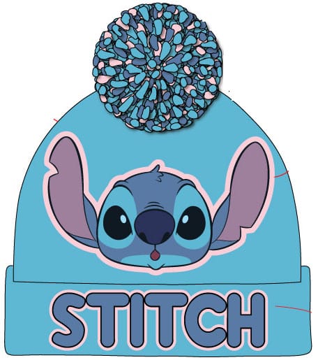 Lilo & Stitch Pom-Pom Beanie Light Blue - MangaShop.ro
