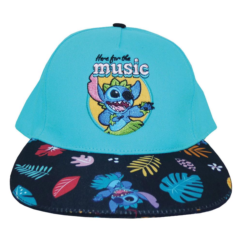 Lilo & Stitch Curved Bill Cap Here For The Music - MangaShop.ro