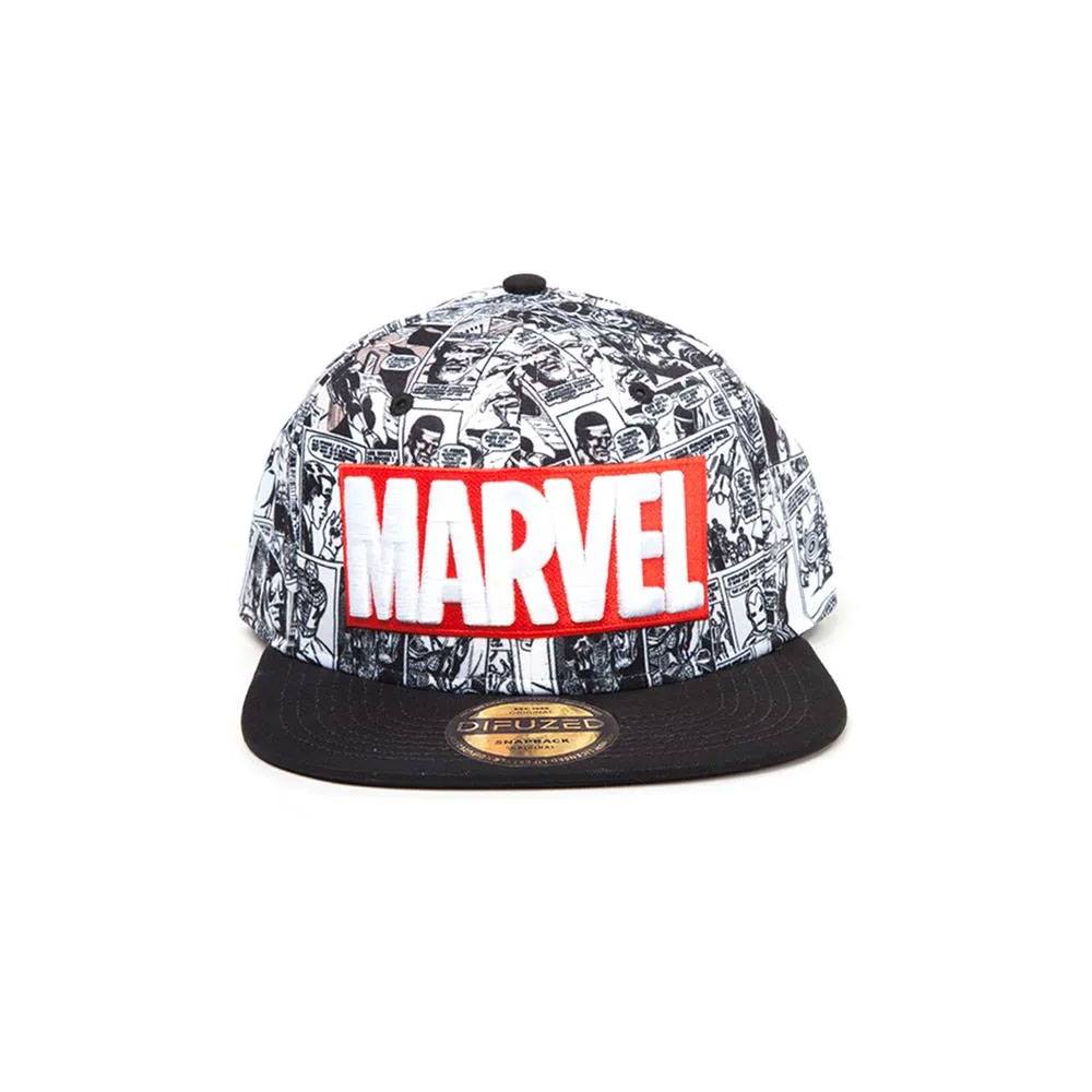 Marvel Comics Snapback Cap Classic Red & White Logo - MangaShop.ro