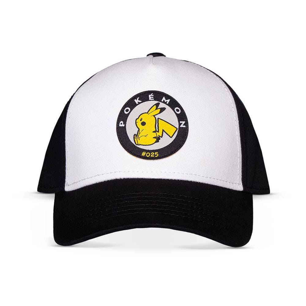 Pokemon Baseball Cap Pikachu Black & White - MangaShop.ro