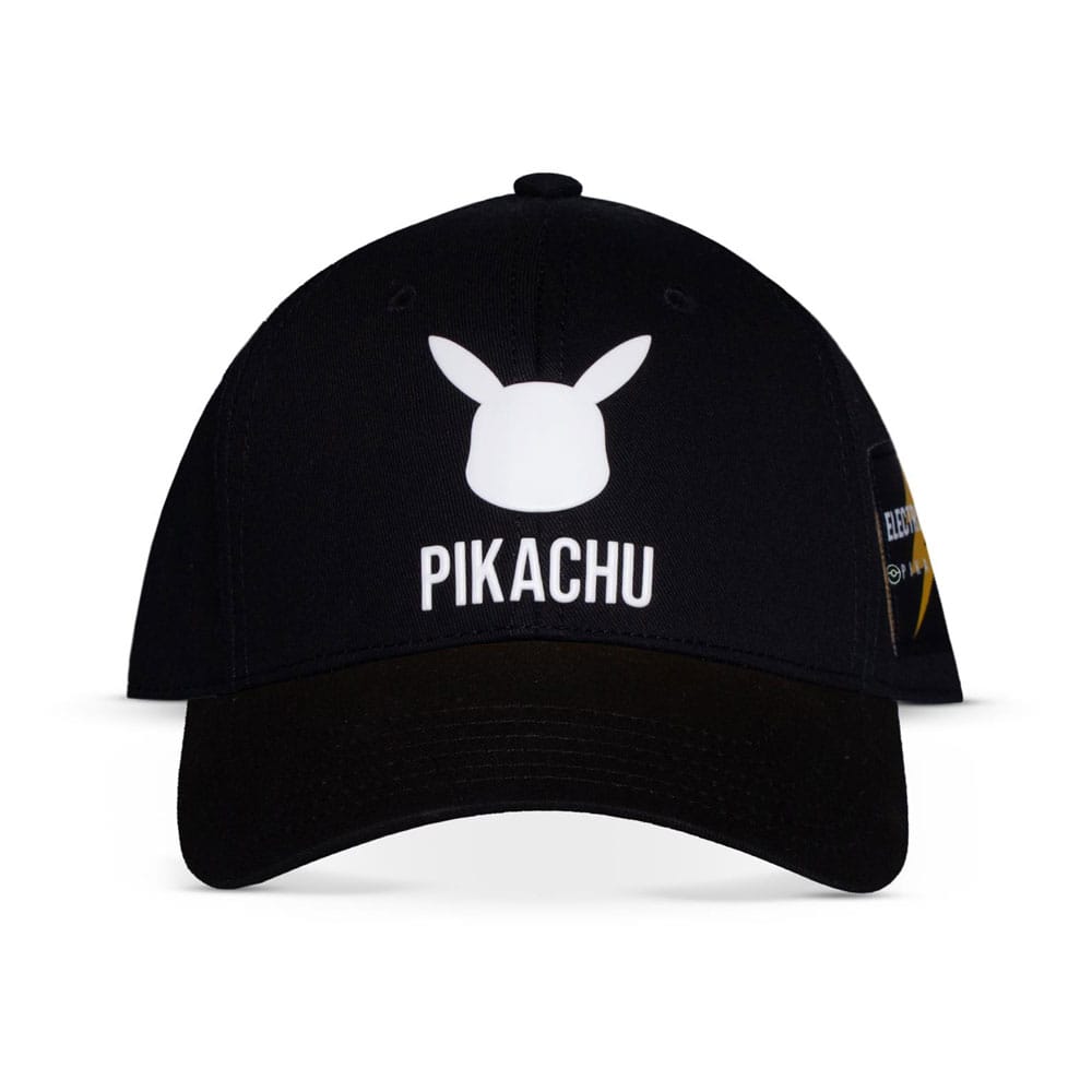 Pokemon Curved Bill Cap Pikachu Black - MangaShop.ro