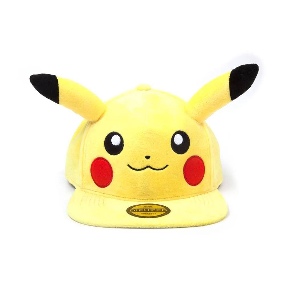 Pokemon Plush Snapback Cap Embarrassed Pikachu - MangaShop.ro