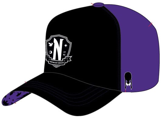 Wednesday Curved Bill Cap Nevermore - MangaShop.ro