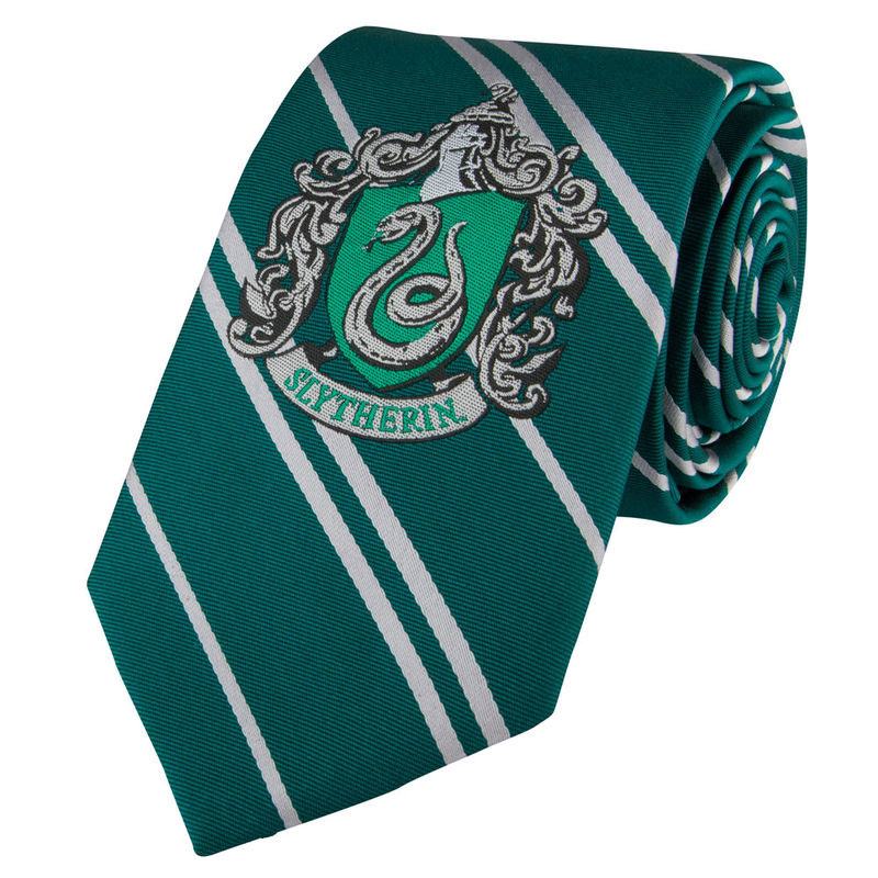 Harry Potter Kids Woven Necktie Slytherin New Edition - MangaShop.ro