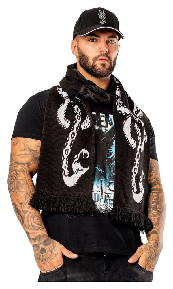 Harry Potter Scarf Dark Arts Spell Long Length Black - MangaShop.ro