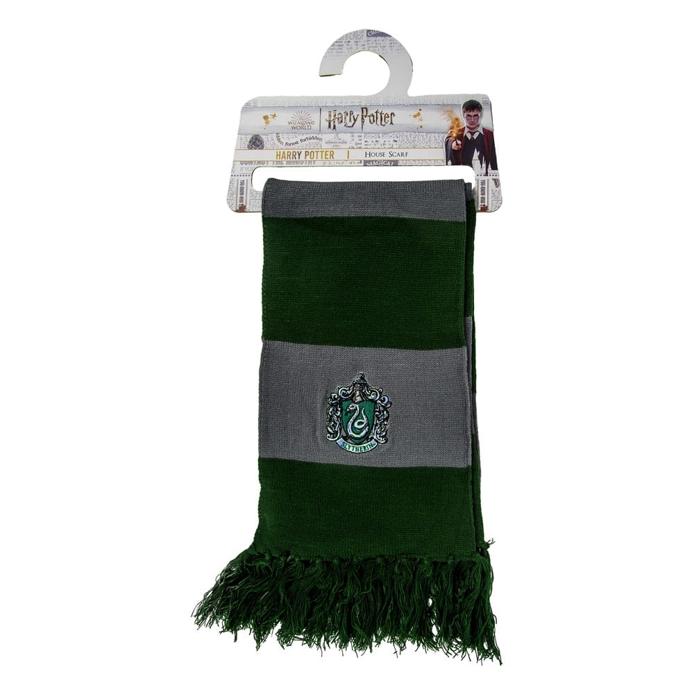 Harry Potter Scarf Slytherin Bold Stripes (Hanger) 160 cm - MangaShop.ro