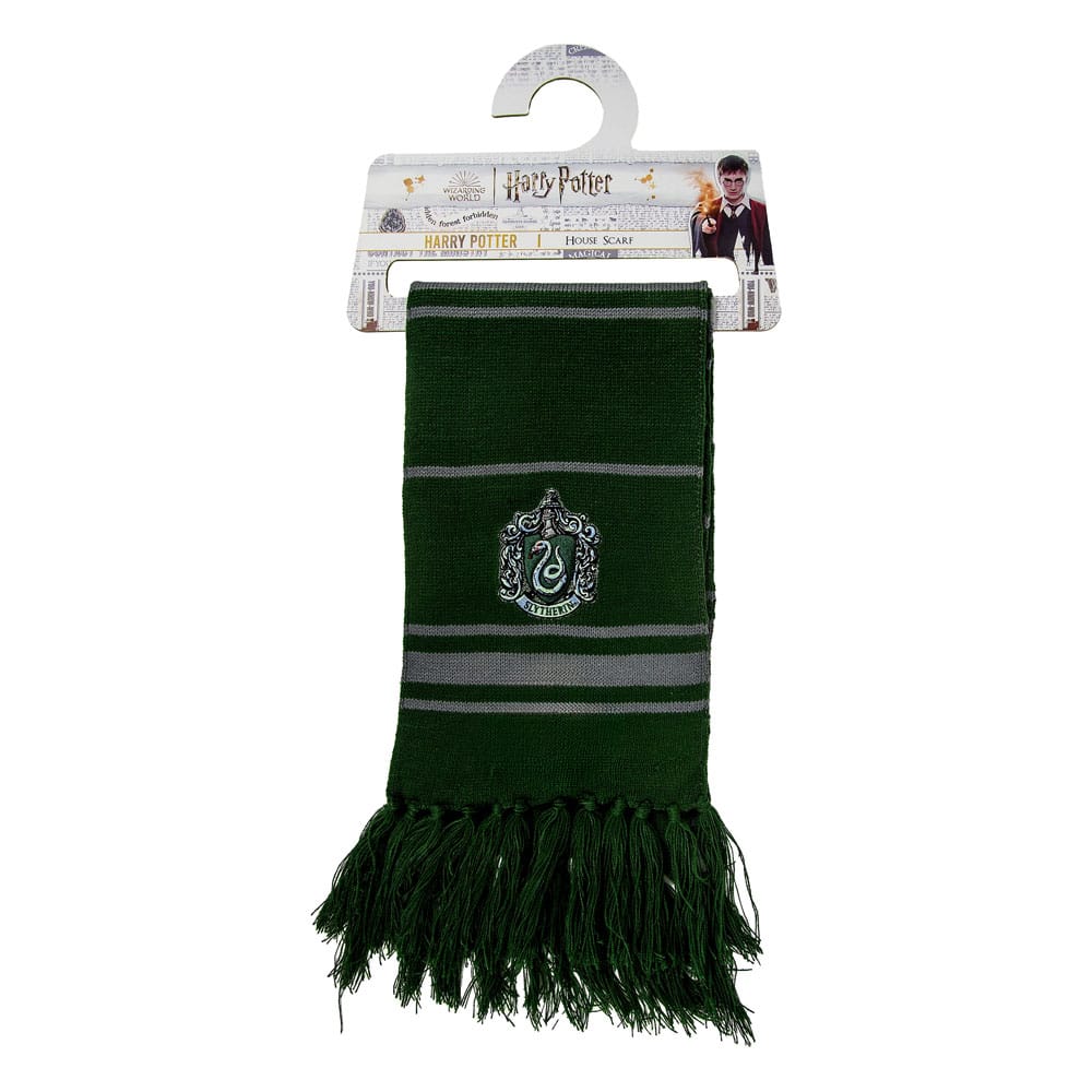 Harry Potter Scarf Slytherin Thin Stripes (Hanger) 160 cm - MangaShop.ro