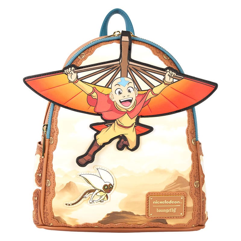 Nickelodeon by Loungefly Mini Backpack Avatar: The Last Airbender Aang Glider Staff - MangaShop.ro