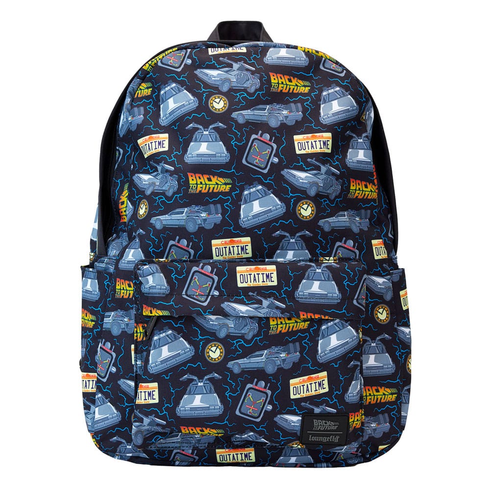 Universal by Loungefly Full-Size Nylon Backpack Back to the Future 40th Anniversary - MangaShop.ro
