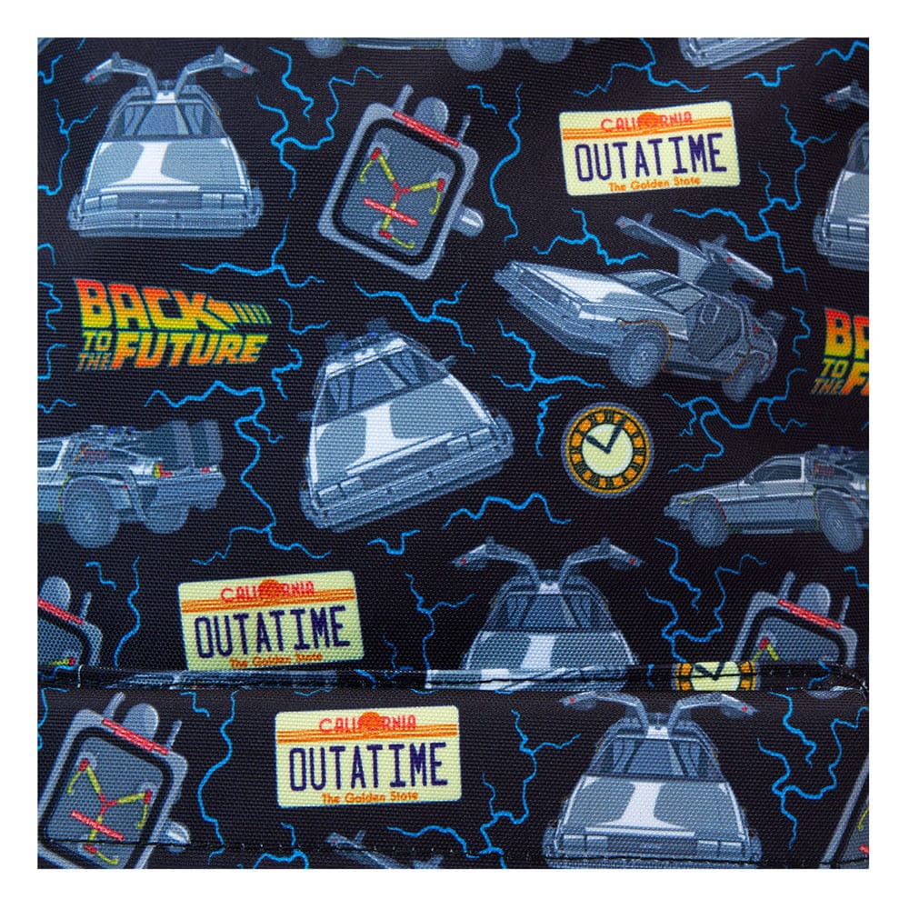 Universal by Loungefly Full-Size Nylon Backpack Back to the Future 40th Anniversary - MangaShop.ro