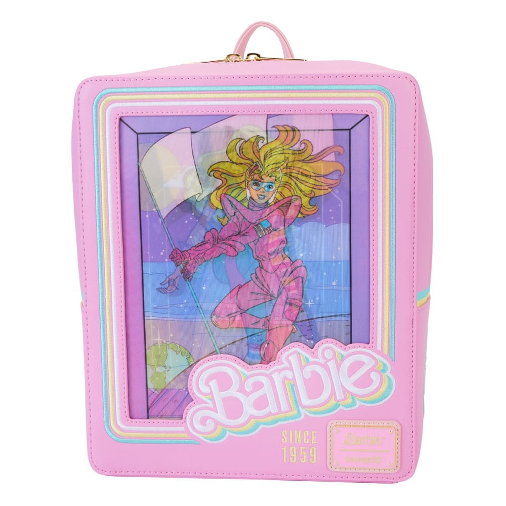 Mattel by Loungefly Backpack Mini Barbie 65th Anniversary Doll Box - MangaShop.ro