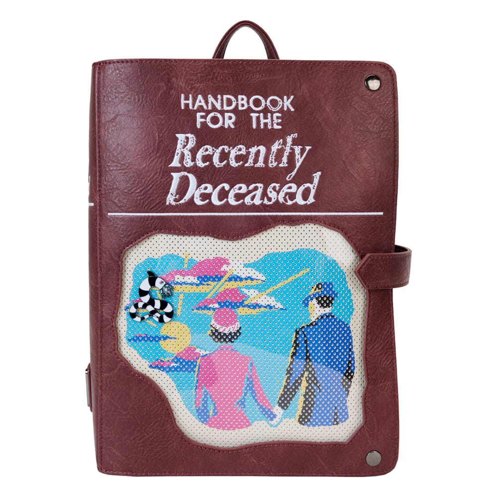 Beetlejuice by Loungefly Backpack Mini Handbook for the recently Deceased Pin Trader - MangaShop.ro