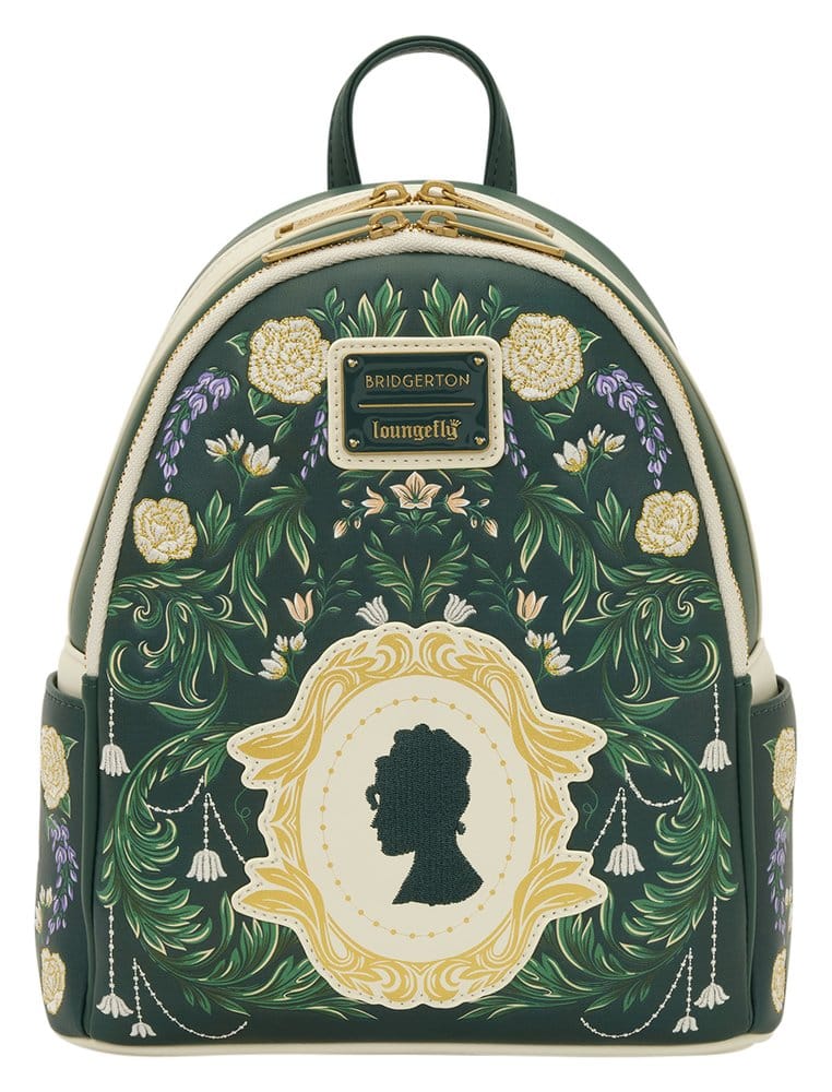 Netflix by Loungefly Mini Backpack Bridgerton Silhouette Floral - MangaShop.ro