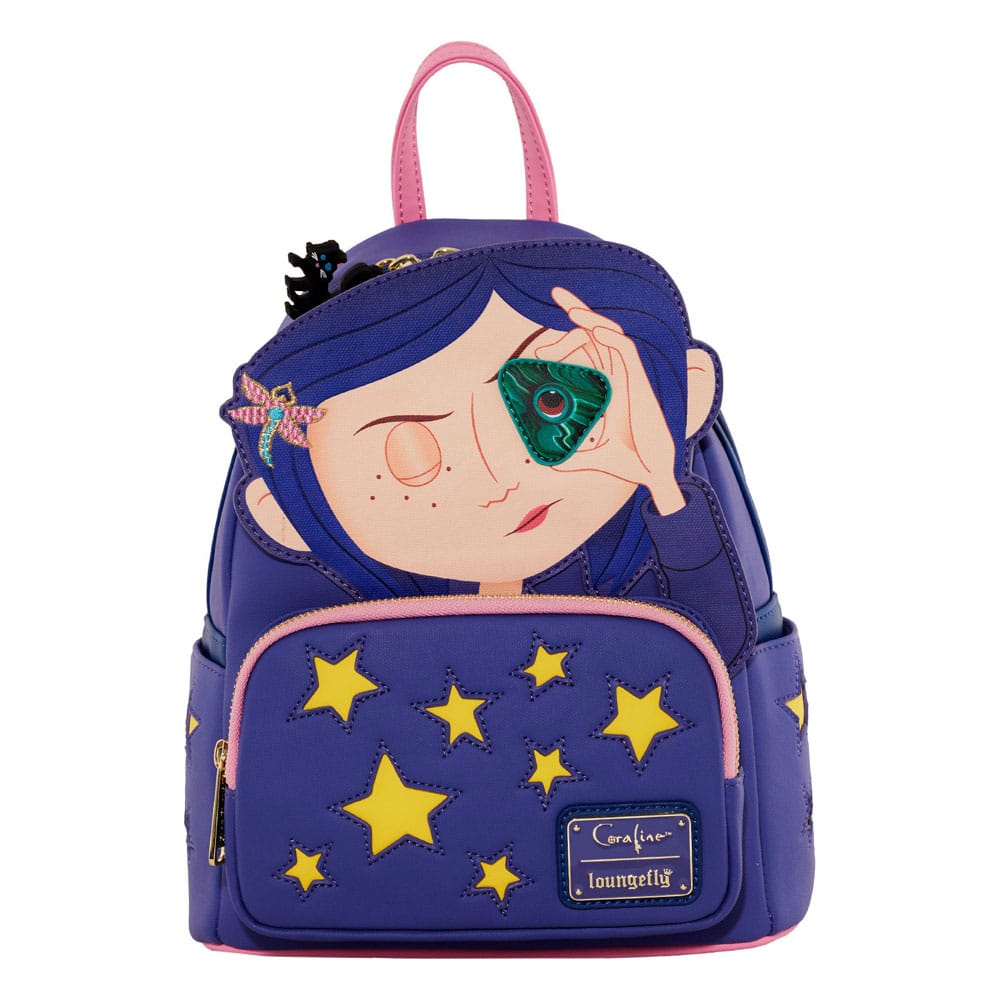 Laika by Loungefly Backpack Coraline Stars Cosplay - MangaShop.ro
