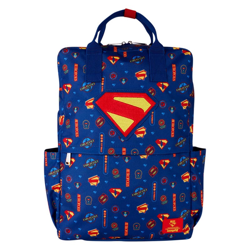 DC Comics by Loungefly Full-Size Nylon Backpack Superman - MangaShop.ro