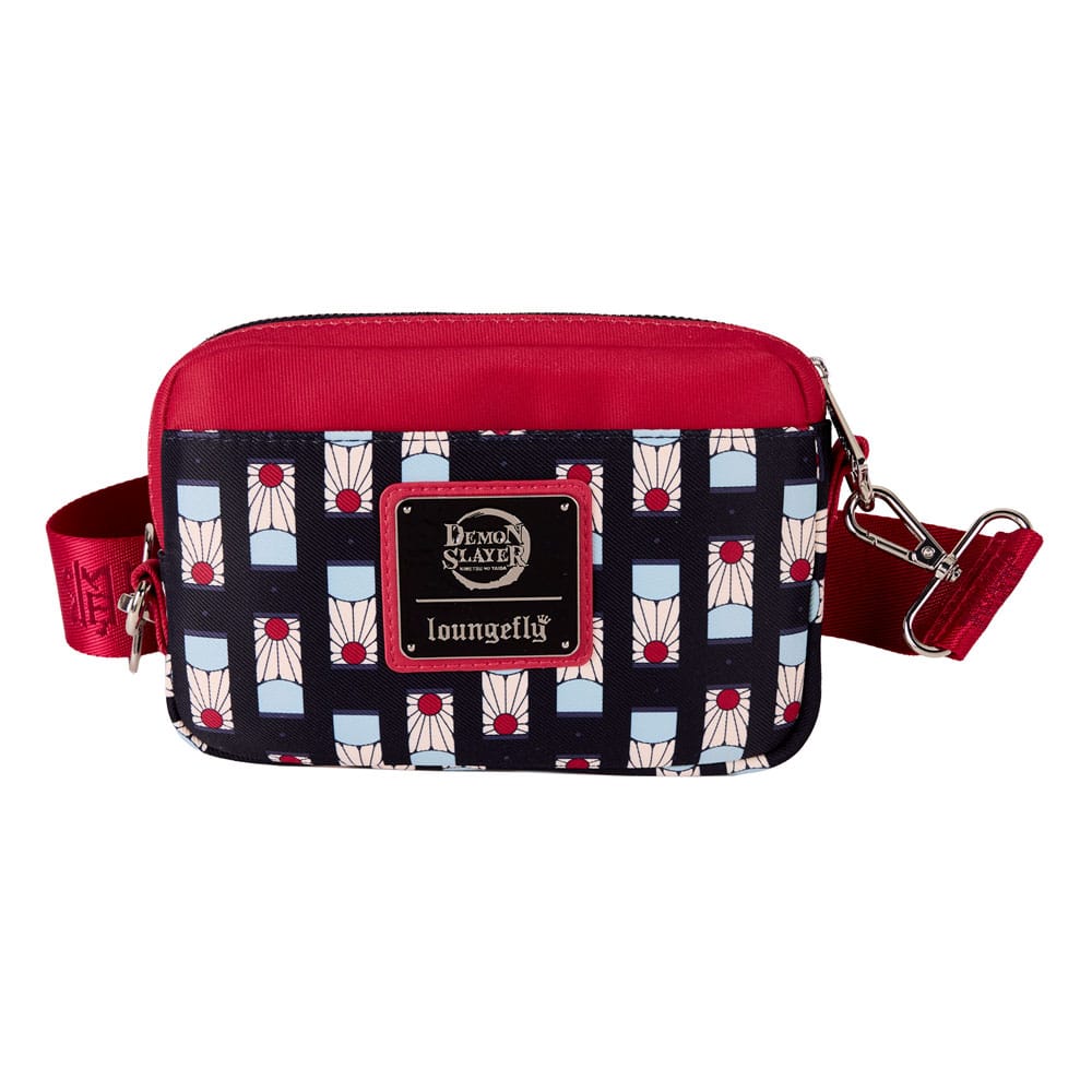 Demon Slayer: Kimetsu no Yaiba by Loungefly Sling Bag AOP - MangaShop.ro