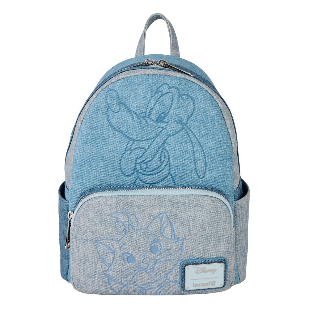 Disney by Loungefly Backpack Mini Faux Denim Dogs & Cats - MangaShop.ro