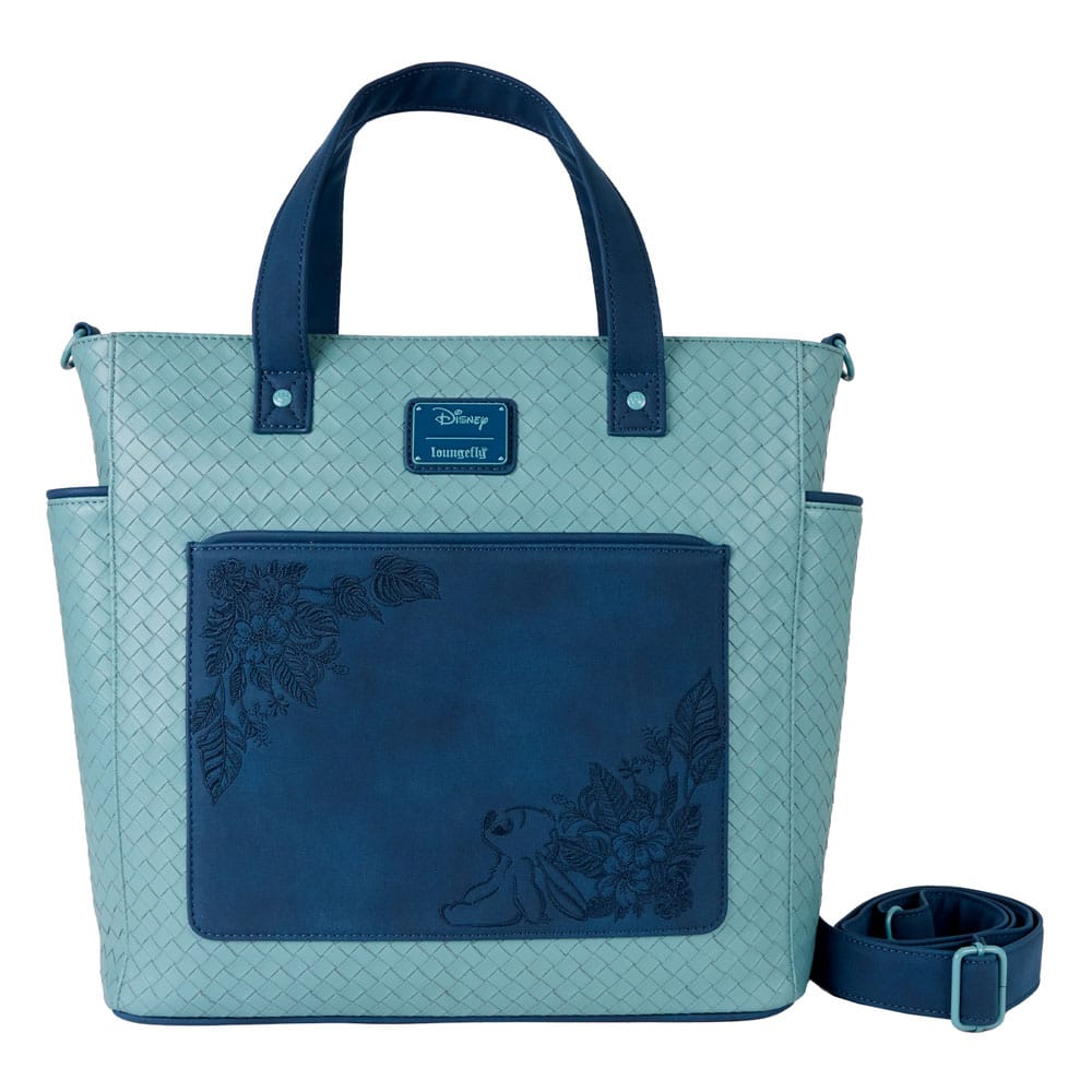 Disney by Loungefly Canvas Tote Bag Convertible Stitch Embroidered - MangaShop.ro