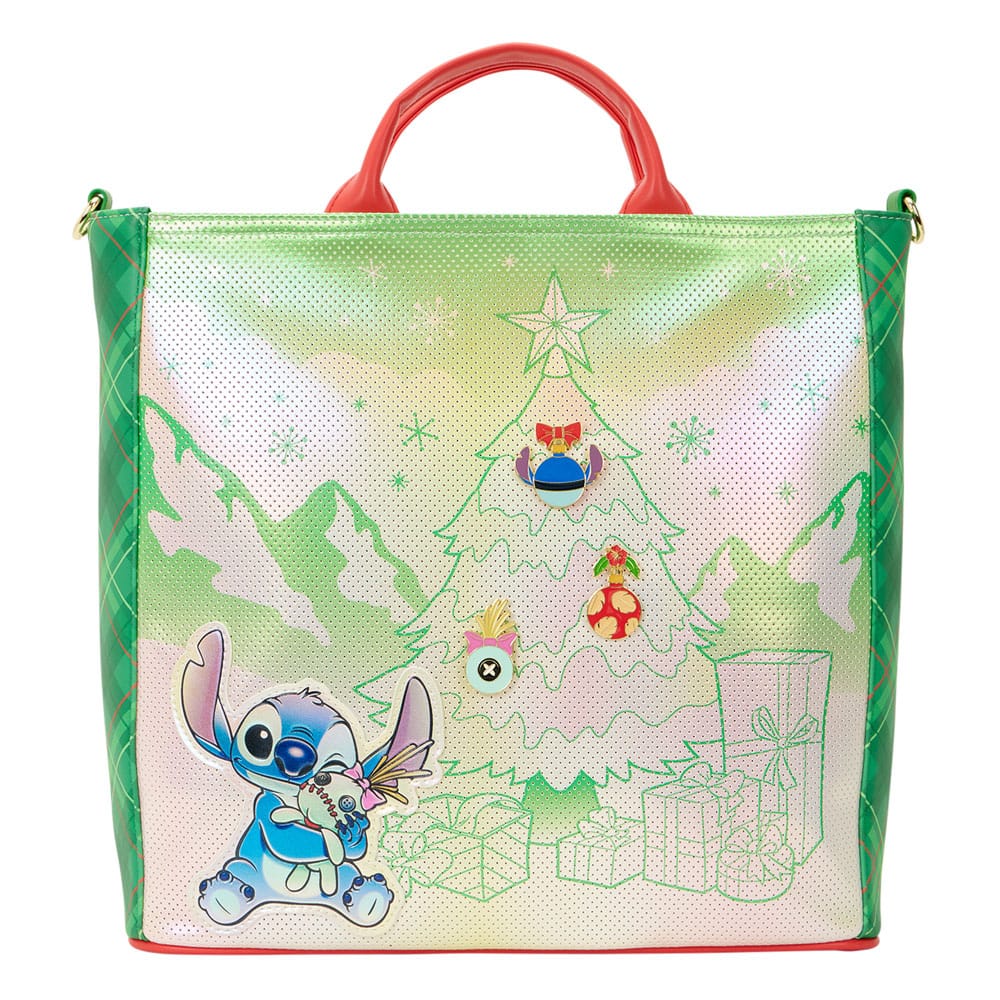 Disney by Loungefly Canvas Tote Lilo&Stitch Holiday - MangaShop.ro