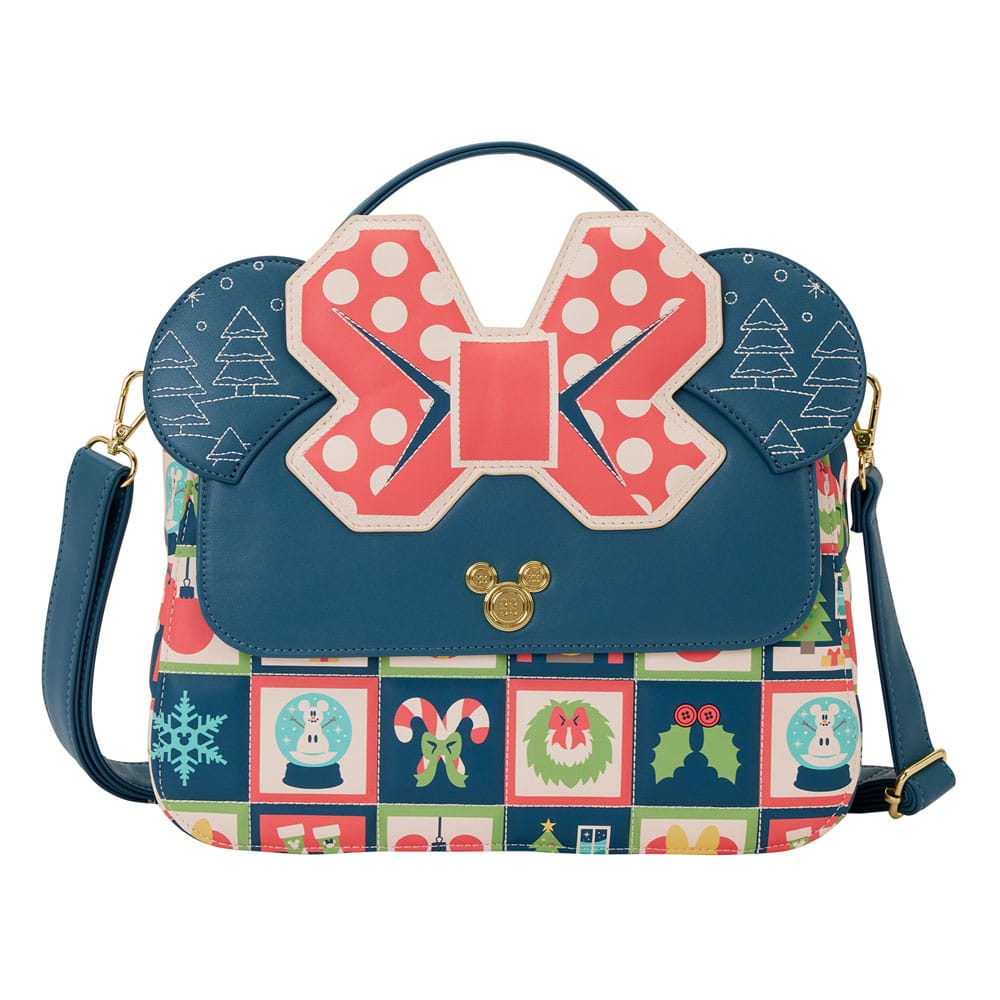 Disney by Loungefly Crossbody Bag Mickey and Minnie Holiday - MangaShop.ro
