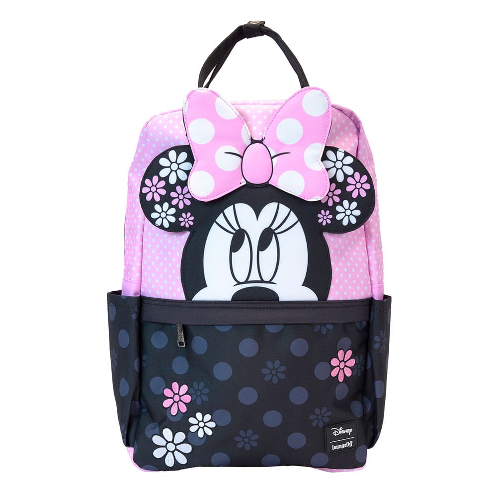 Disney by Loungefly Full-Size Backpack Minnie Floral Rock the Dots - MangaShop.ro