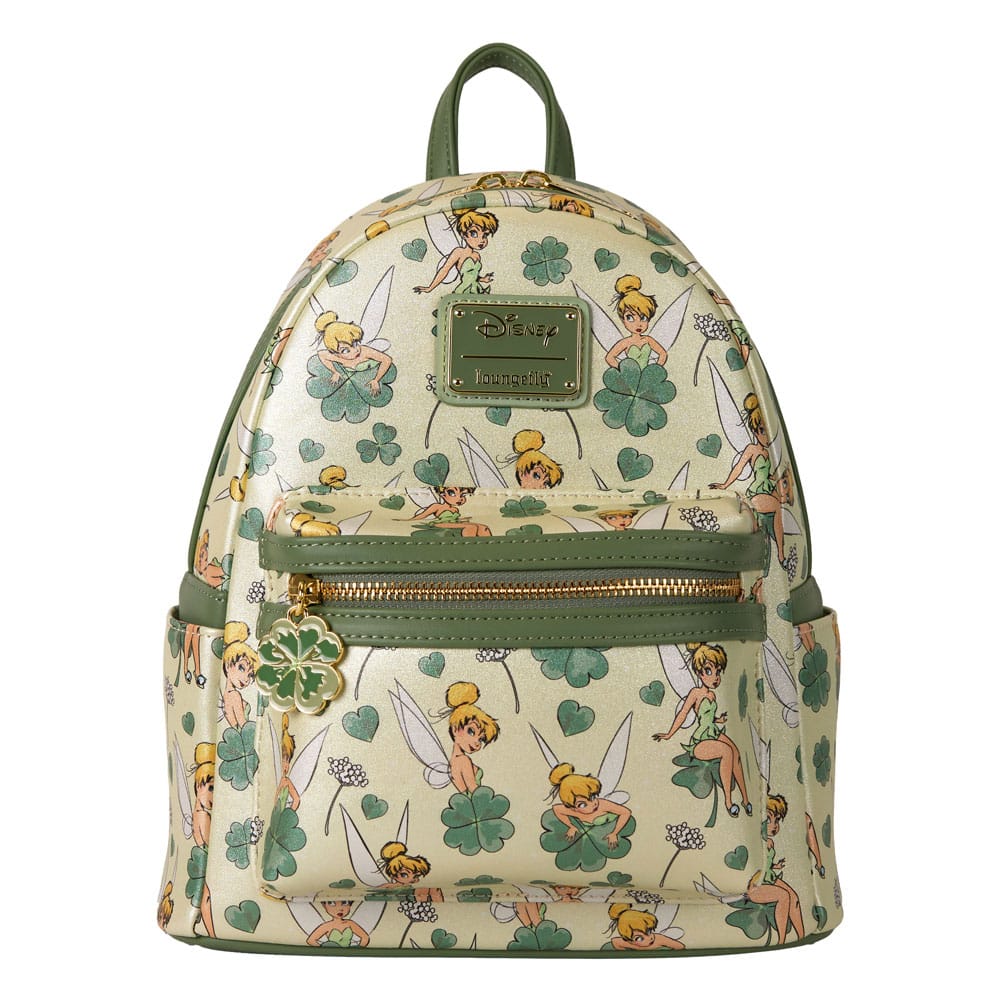 Disney by Loungefly Mini Backpack Tinker Bell 4-Leaf Clover - MangaShop.ro