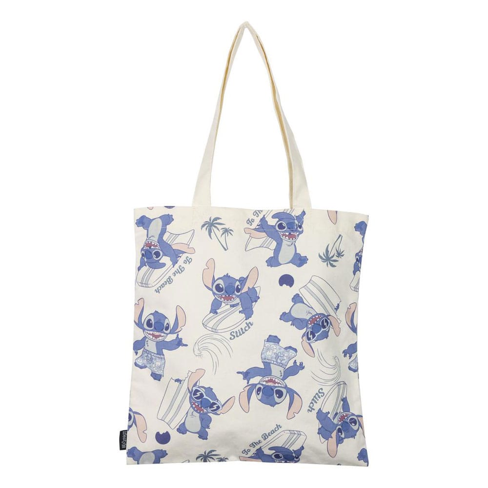 Lilo & Stitch Tote Bag Stitch Surfing - MangaShop.ro