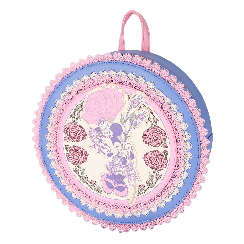 Disney by Loungefly Mini Backpack Minnie Floral and Lace - MangaShop.ro