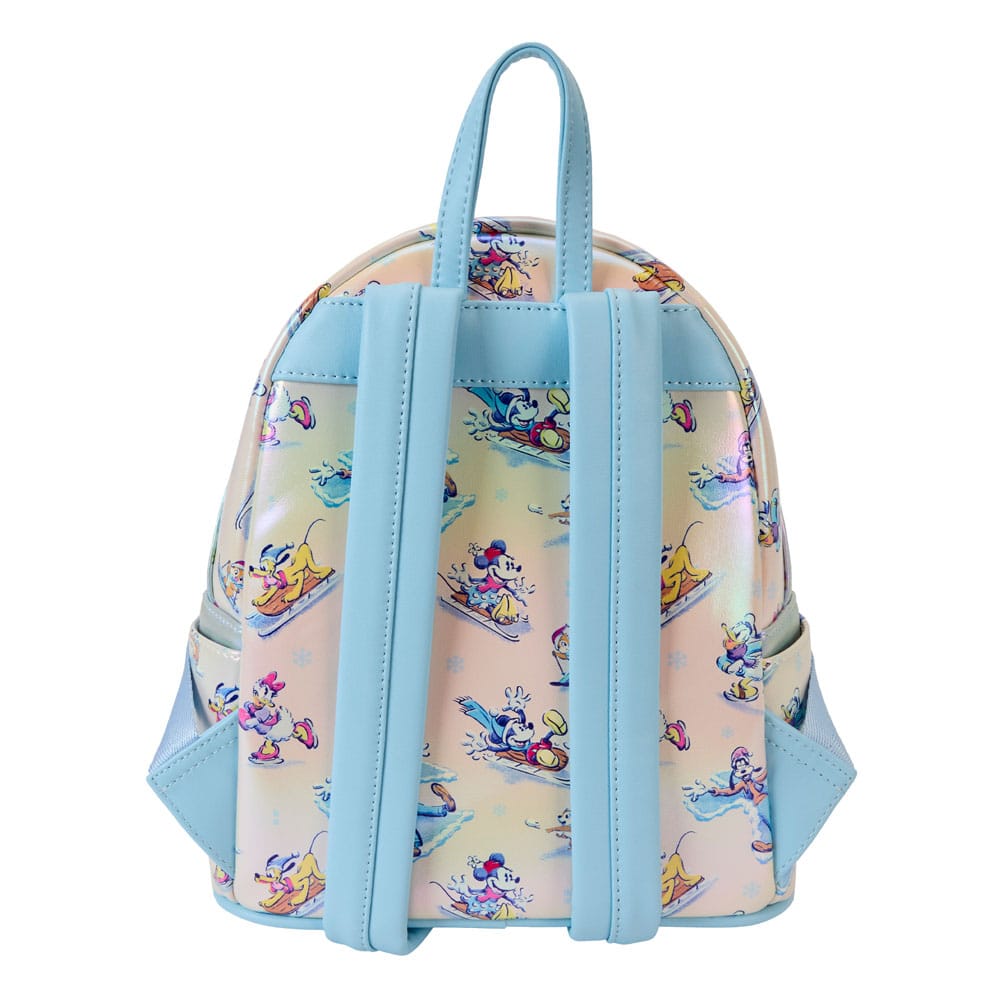 Disney by Loungefly Backpack & Headband Set Mickey & Friends Winter Wonderland AOP - MangaShop.ro