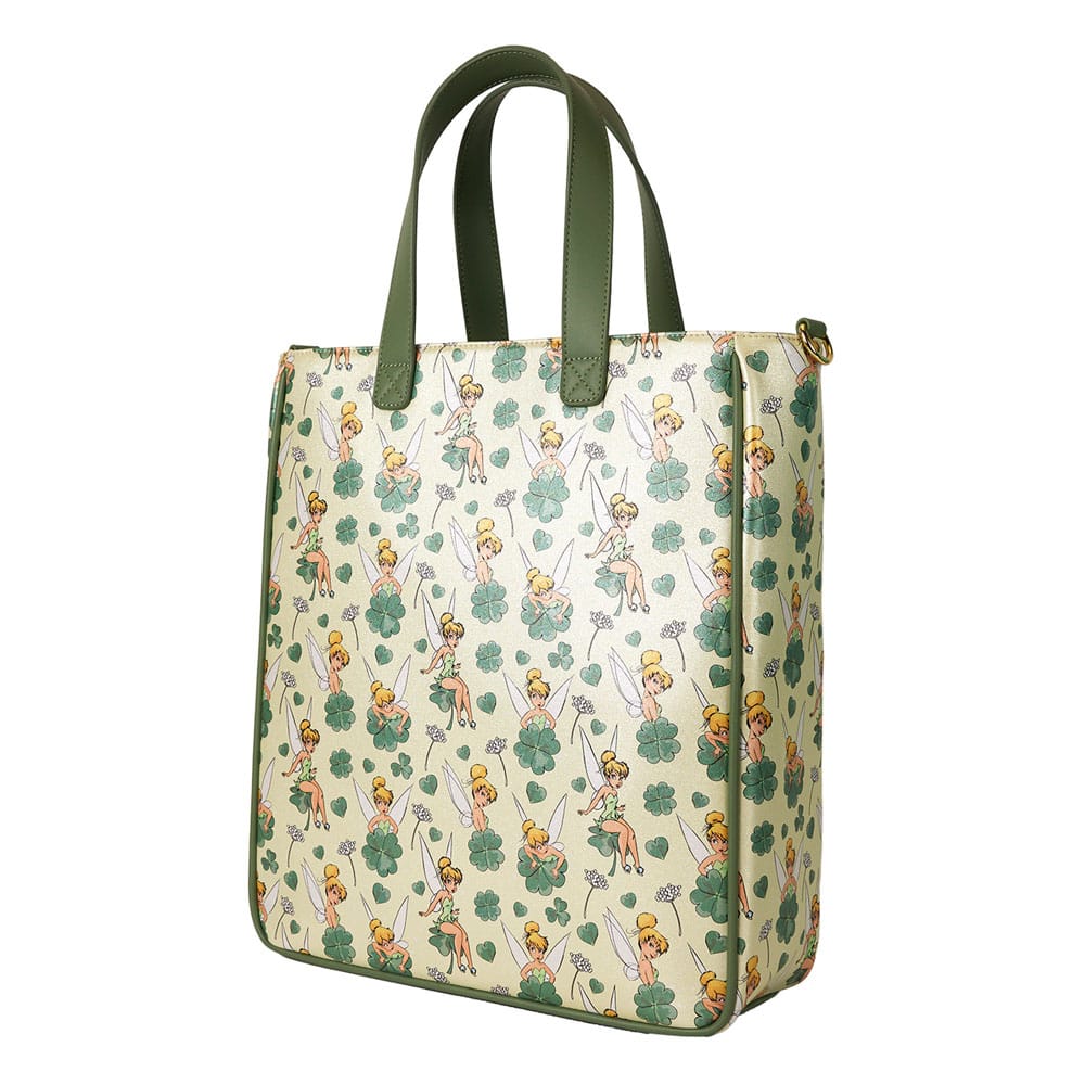 Disney by Loungefly Tote Bag with Coin Purse Tinker Bell 4-Leaf Clover - MangaShop.ro