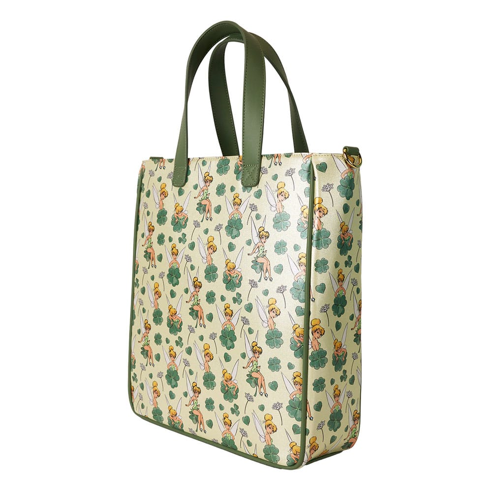 Disney by Loungefly Tote Bag with Coin Purse Tinker Bell 4-Leaf Clover - MangaShop.ro