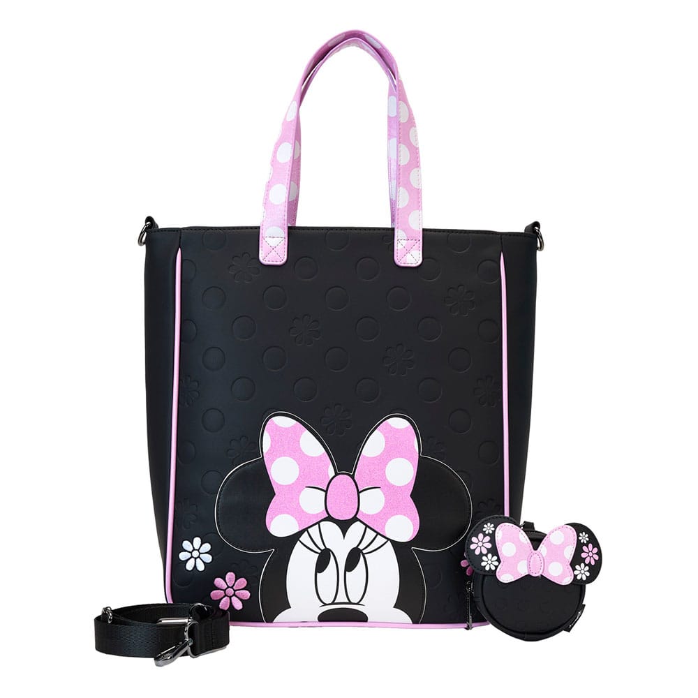 Disney by Loungefly Crossbody with Coin Bag Minnie Floral Rock the Dots - MangaShop.ro