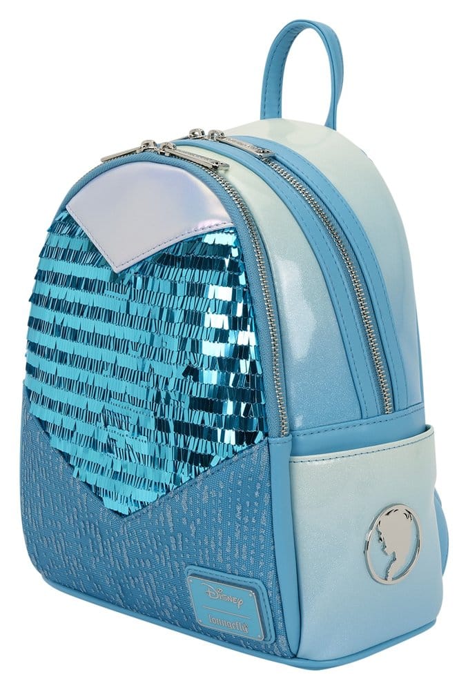 Frozen by Loungefly Mini Backpack Elsa Glitter Sequin - MangaShop.ro