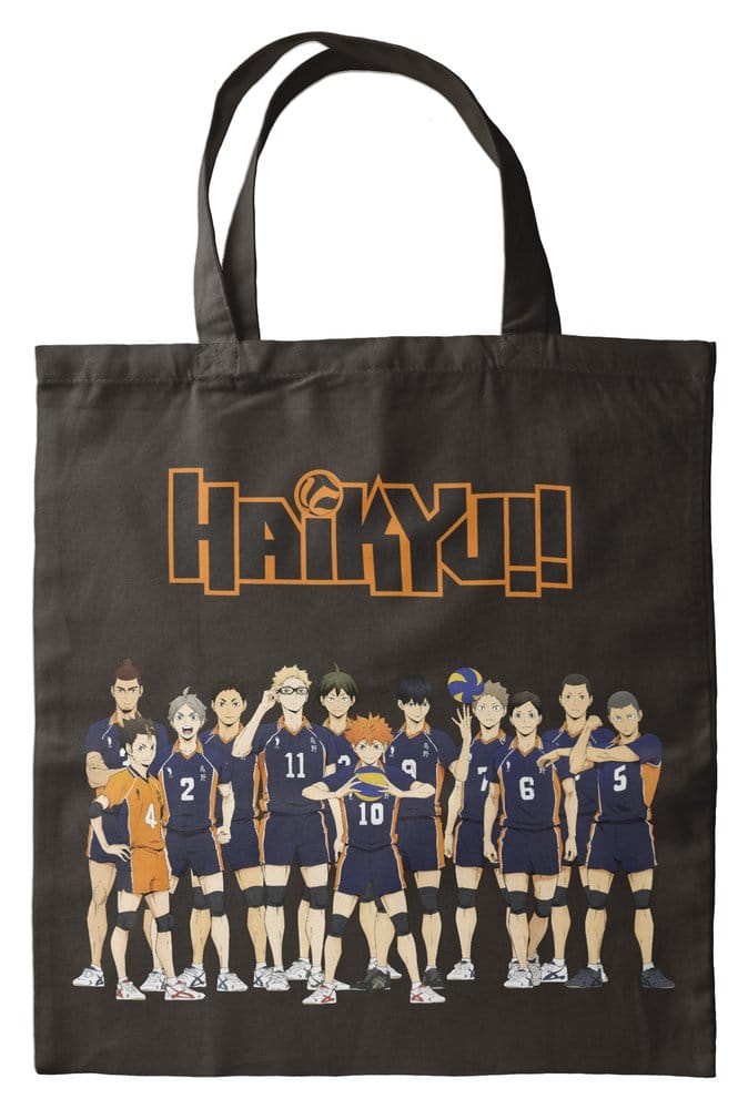 Tote Bag Haikyu Black 40 x 35 cm - MangaShop.ro