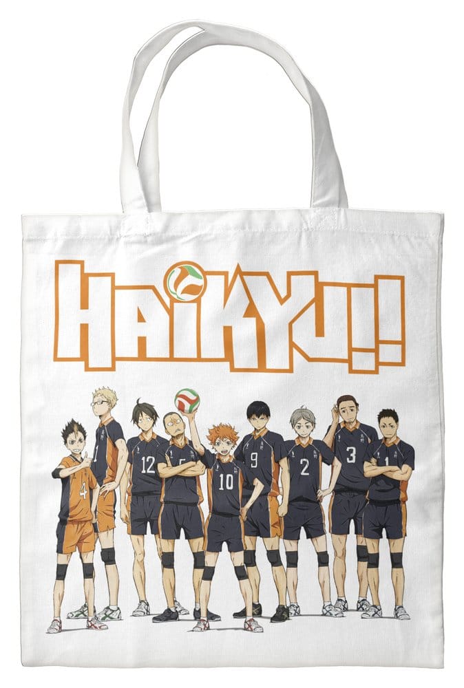 Tote Bag Haikyu White 40 x 35 cm - MangaShop.ro