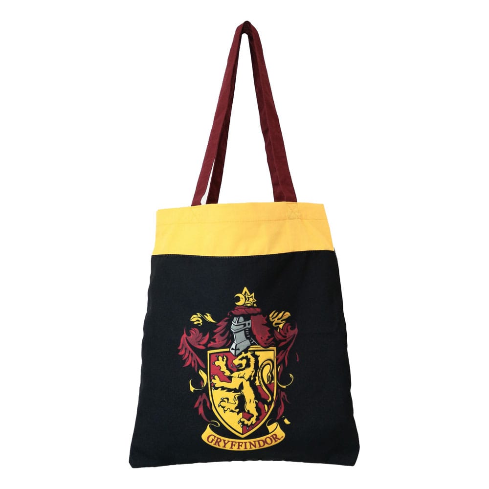 Harry Potter Tote Bag Gryffindor Black Yellow - MangaShop.ro